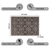 Anatstacia Dark Gray Entryway Indoor Front Door Authentic Turkish Premium Quality Rugs Washable Boho Entrance Mat with Non Slip TPE Backing