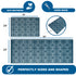 Blue Flame - Premium Turkish Bathroom Rug Set