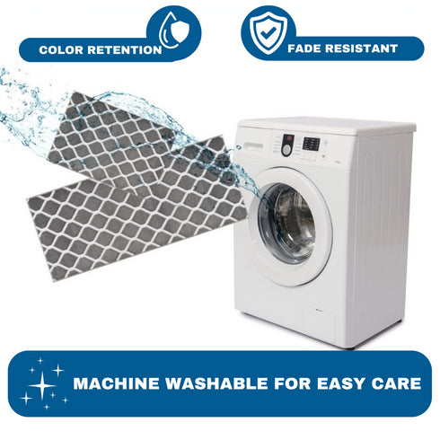 Gray Hollow - Premium Turkish Bathroom Rug Set