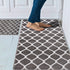 Gray Hollow - Premium Turkish Bathroom Rug Set