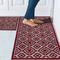 Red Bodrum - Premium Turkish Bathroom Rug Set