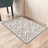 Elanor Gray Entryway Indoor Front Door Authentic Turkish Premium Quality Rugs Washable Boho Entrance Mat with Non Slip TPE Backing