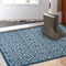 Blue Arcai Entryway Indoor Front Door Authentic Turkish Premium Quality Rugs Washable Boho Entrance Mat with Non Slip TPE Backing