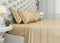 Signature 100% Cotton Sheets - 4 Piece - Sheet & Pillowcase Sets - Beige Sheets Queen Set - Hotel Luxury - Organic Cotton Sheets - Cooling Sheets - Extra Soft - Queen Bed Set -Deep Pocket Queen Sheets