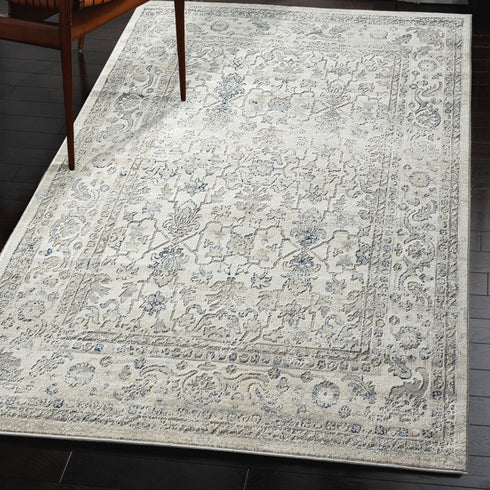 Lilibeth Beige Farmhouse Area Rug