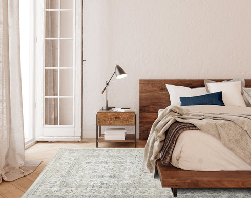 Lilibeth Beige Farmhouse Area Rug