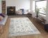 Sofia Rugs 2' x 3' Blue and Beige Area Rug Istanbul Collection; Beige Abstract Area Rug for Mid-Century, Modern and Farmhouse Decor; Stain Resistant Beige Rugs for Living Room, Kitchen or Bedroom