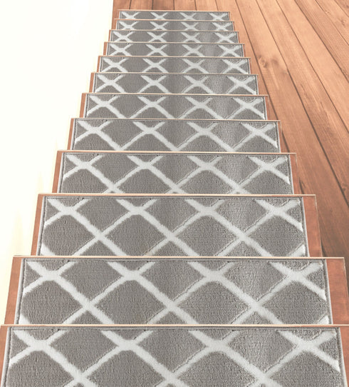 Willow - Non Slip Backing Stair Treads for Dogs, Kids, and Elders