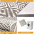 Light Aura Entryway Indoor Front Door Rugs Washable Indoor Doormat for Entrance with Non Slip Rubber Backing
