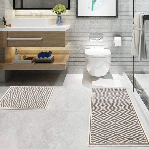 Amelia - Premium Turkish Bathroom Rug Set