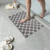 Gray Hollow - Premium Turkish Bathroom Rug Set