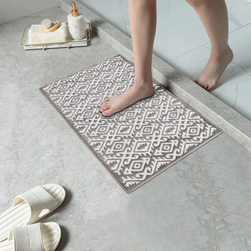Olivia - Premium Turkish Bathroom Rug Set