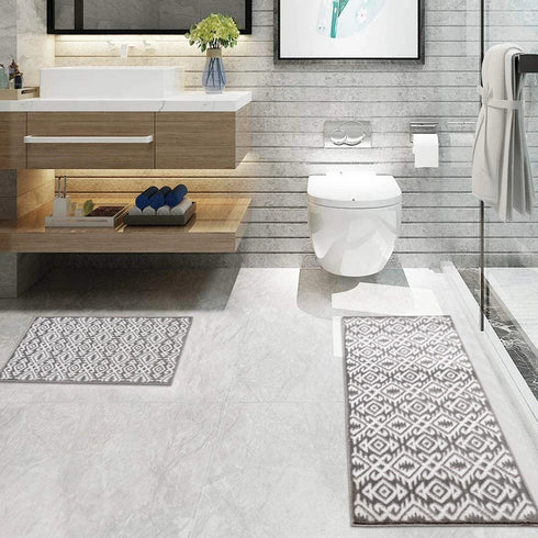 Olivia - Premium Turkish Bathroom Rug Set