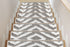 White/Gray Bella Premium Turkish Carpet Stair Treads Machine Washable with TPR Backing-Multi pack sets