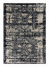 Diamond Shag Black Deep Pile Area Rug