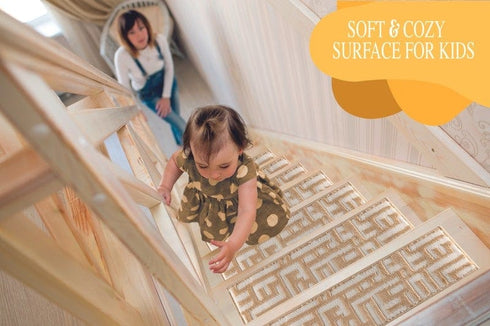 Water Oak Beige Soft Stair Treads