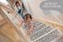 Primrose - Machine Washable - Grey/White Stair Treads with Rubber Backing