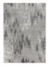 5' x 7 ' Water Aura Gray Modern Wavy Low Pile Area Rug