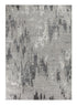2' x 3' Water Aura Gray Modern Wavy Low Pile Area Rug