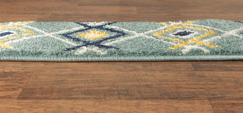 Teal Aura - Deep Pile Carpet Stair Treads