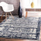 Diamond Shag Black Deep Pile Area Rug