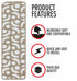 Beige & White Stair Treads (Set of 13)