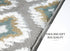 Grey & Blue Indoor Carpet Stair Runners (Set of 13)