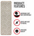 Light Brown Geometric Carpet Stair Treads (Set of 13)