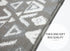 Gray Aztec Themed Indoor Stair Treads (Pack of 13)