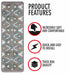 Earth Toned Stair Treads (Set of 13)