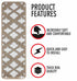 Beige Diamond Stair Tread Covers (Pack of 13)