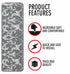Gray Modern Stair Treads (Pack of 13)