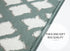 Teal Leaves Indoor Stair Treads (Set of 13)