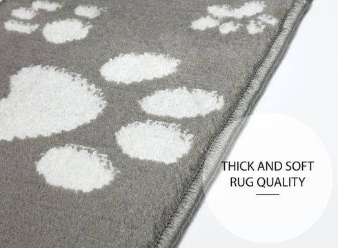Gray Puppy Paws Stair Treads (Set of 13)