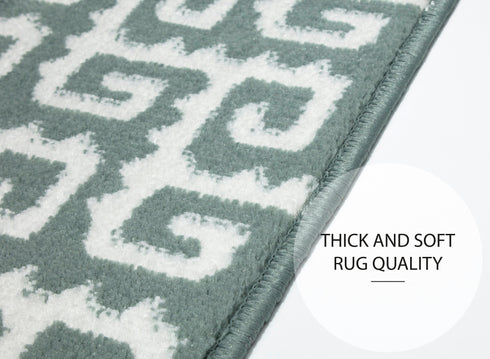 Teal Jungle Carpet Stair Covers (Pack of 13)