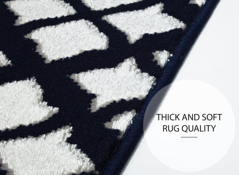 Blue Diamonds Carpet Stair Covers (Pack of 13)