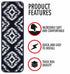 Black Snow Stair Treads (Set of 13)