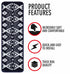 Navy Blue Indoor Carpet Stair Rugs (Set of 13)