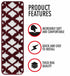 Red Carpet Stair Treads Low Pile (Set of 13)