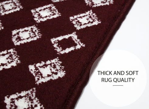 Maroon Red Indoor Stair Treads (Set of 13)