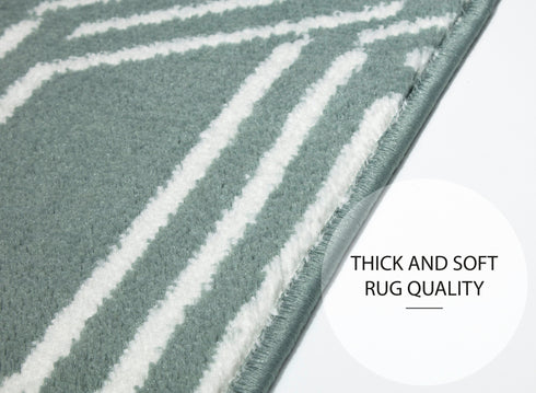 Teal Carpet Runner Strips (Set of 13)