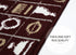 Maroon Carpet Stair Treads (Set of 13)