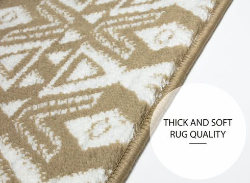 Beige Indoor Stair Rugs (Set of 13)