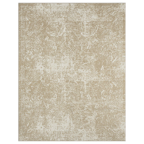 Sofia Rugs 3' x 5' Beige and Cream Area Rug Atlantis Collection; Cream Beige Abstract Area Rug for Mid-Century, Modern and Farmhouse Decor; Stain Resistant Beige Rugs for Living Room, Kitchen or Bedroom