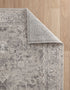 4' x 6' Light Gray Farmhouse Area Rug