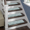 Aztec Blue Low Pile Indoor Stair Treads (Set of 13 Pack)