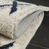 White & Blue Entryway Indoor Front Door Rugs Washable Indoor Doormat for Entrance with Non Slip Rubber Backing
