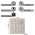 Light Aura Entryway Indoor Front Door Rugs Washable Indoor Doormat for Entrance with Non Slip Rubber Backing
