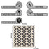 White & Blue Entryway Indoor Front Door Rugs Washable Indoor Doormat for Entrance with Non Slip Rubber Backing