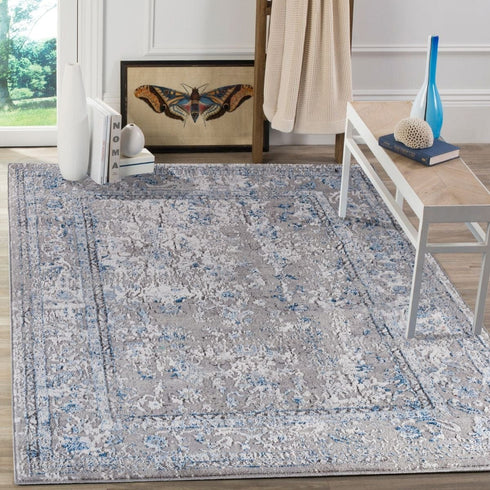 8' x 10' Anatolia's Tomb Blue & Gray Oriental Area Rug